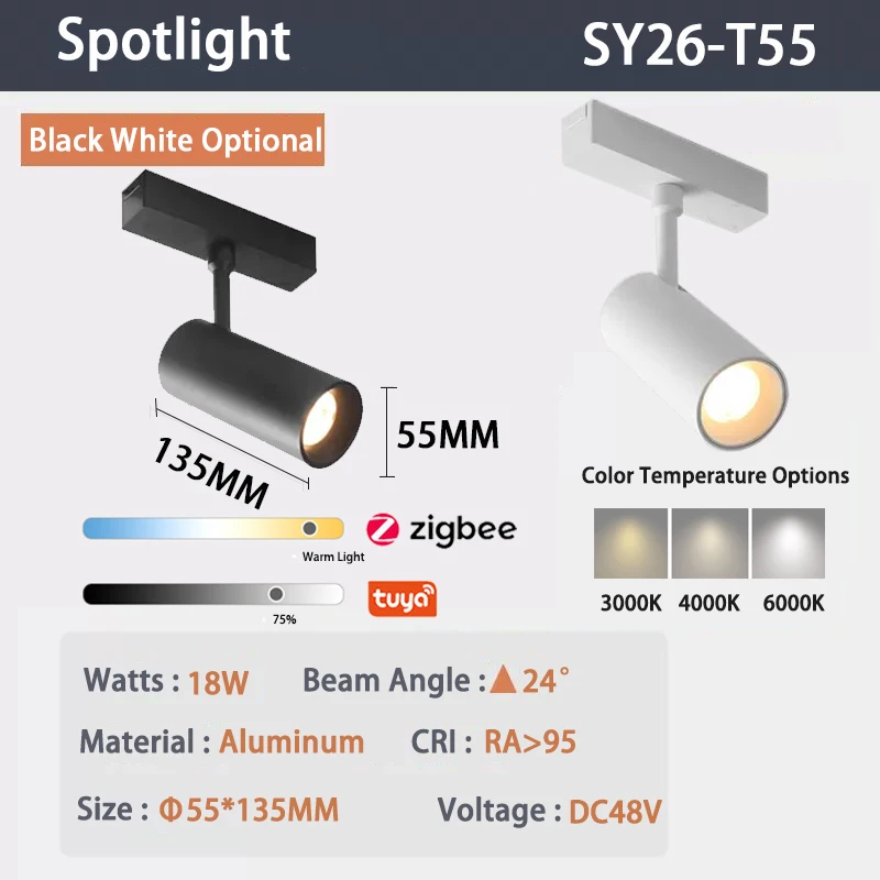 6mm Smart Zigbee spotlights