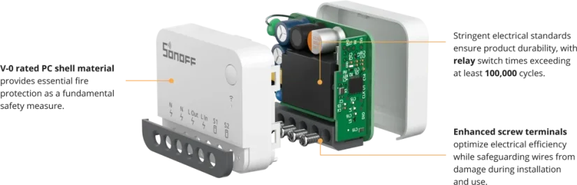 Chytrý vypínač SONOFF ZBMINI R2