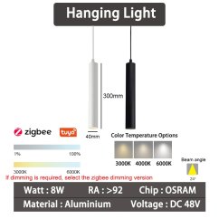 Chytré Zigbee závesné světla - 20 Type