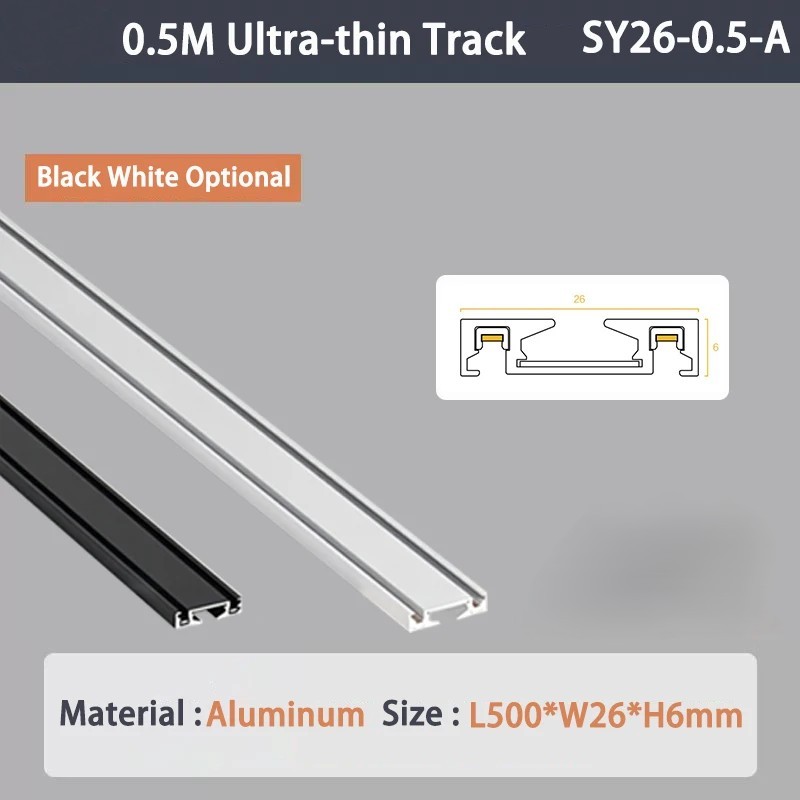 6mm tenké magnetické lišty
