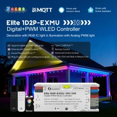 GLEDOPTO GL-C-620WL Elite - Digitálny + PWM WLED ovládač