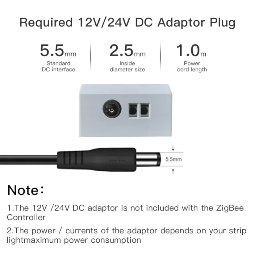 MOES Zigbee LED ovládač