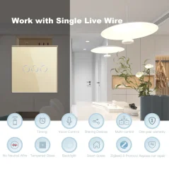 BSEED Zigbee Smart Switch (ohne N)