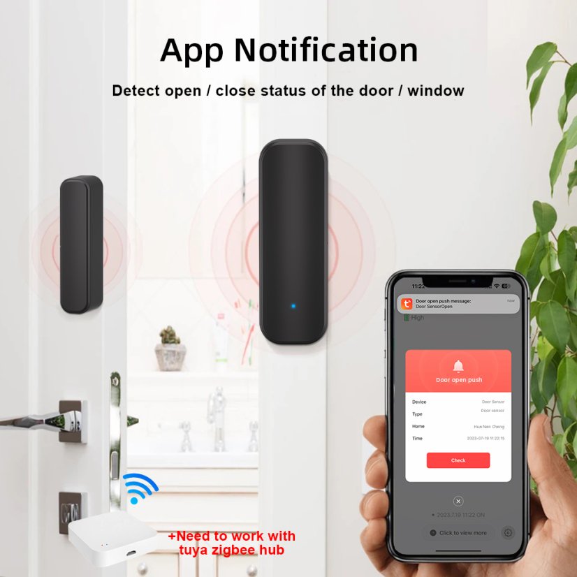 Dveřní senzor Tuya Zigbee