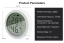 Intelligenter Temperatur- und Feuchtigkeitssensor mit Display