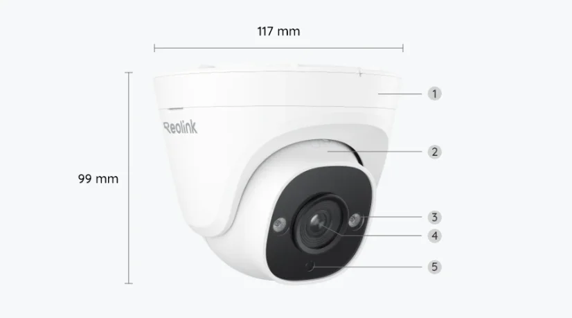 Reolink RLC-520A - 5MP kamera IP PoE
