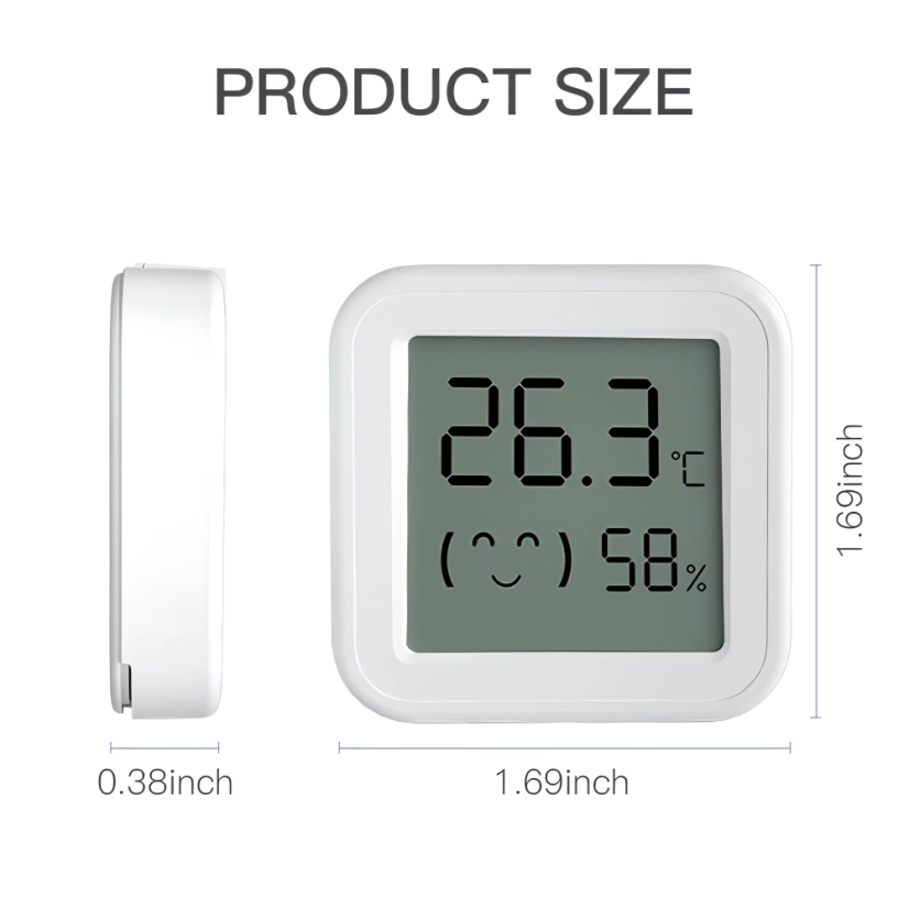 Chytrý Zigbee 3.0 senzor teploty a vlhkosti s LED displejem