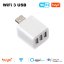 Adattatore micro USB Smart WiFi/Zigbee - Colore: Bianco, Protocollo: Zigbee 3.0, Numero di prese: 3