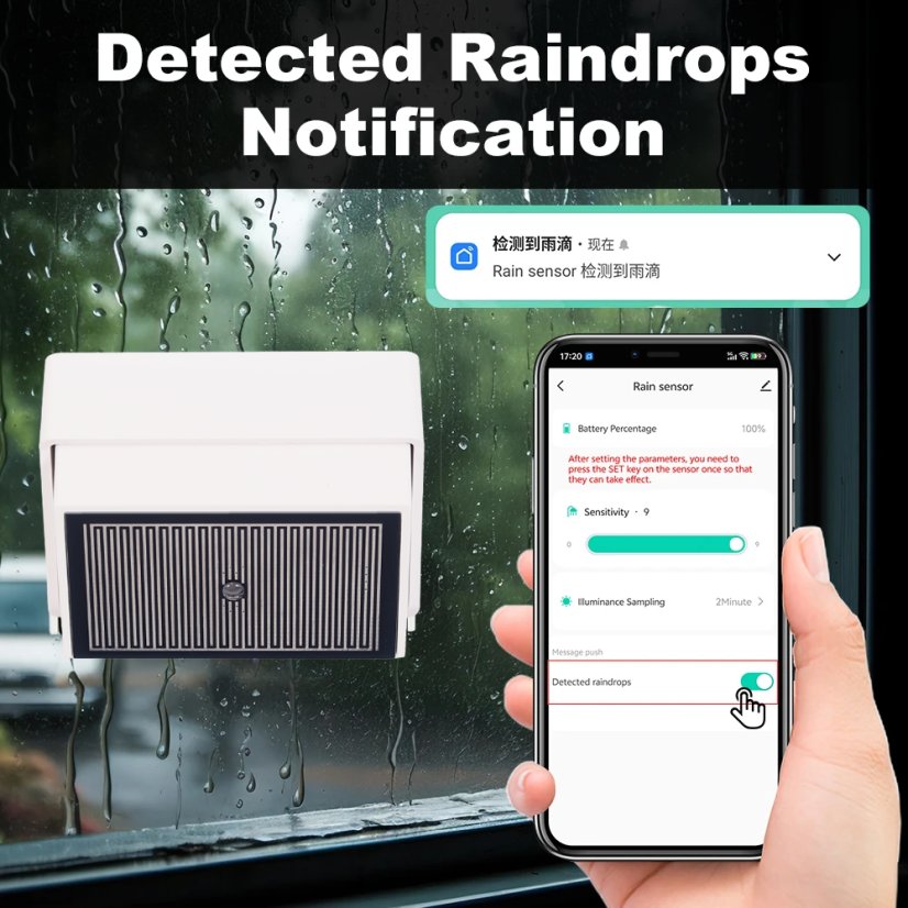 Haozee Zigbee Regentropfen-Detektionssensor