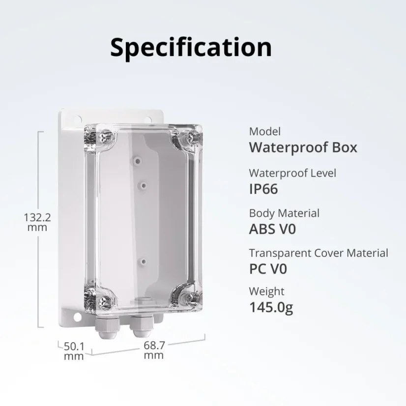 SONOFF IP66 wasserdichtes Gehäuse