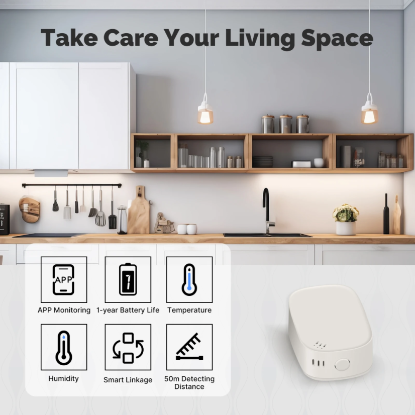 MOES Zigbee intelligenter Temperatur- und Feuchtigkeitssensor