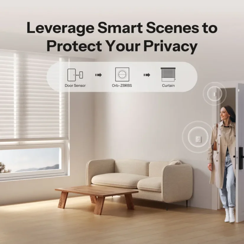 SONOFF Orb-ZBRBS – Zigbee chytrý nástěnný spínač pro rolety