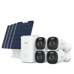 Reolink Argus Eco Ultra Kit z hubem domowym i panelem słonecznym