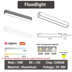Faro magnetico intelligente Zigbee da 6 mm