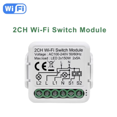 Smart Switch Wi-Fi-Modul – 2 Kanäle