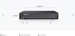 Reolink RLK8-820D4-A 8-Kanal 8MP PoE Überwachungssystem