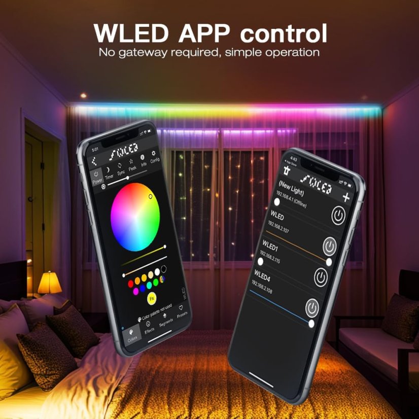 GLEDOPTO GL-C-015WL-D ESP32 WLED Digitální LED ovladač + Mic/UART