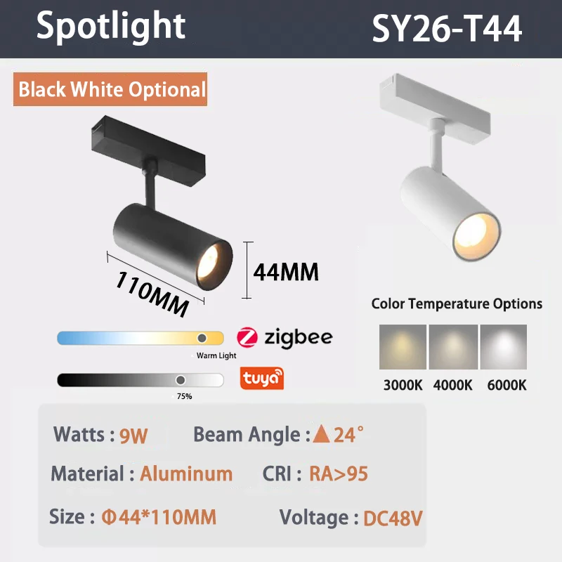 6mm Smart Zigbee spotlights