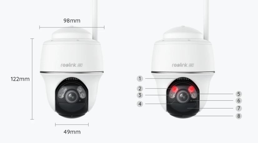 Reolink Argus PT Ultra Kit con Home Hub