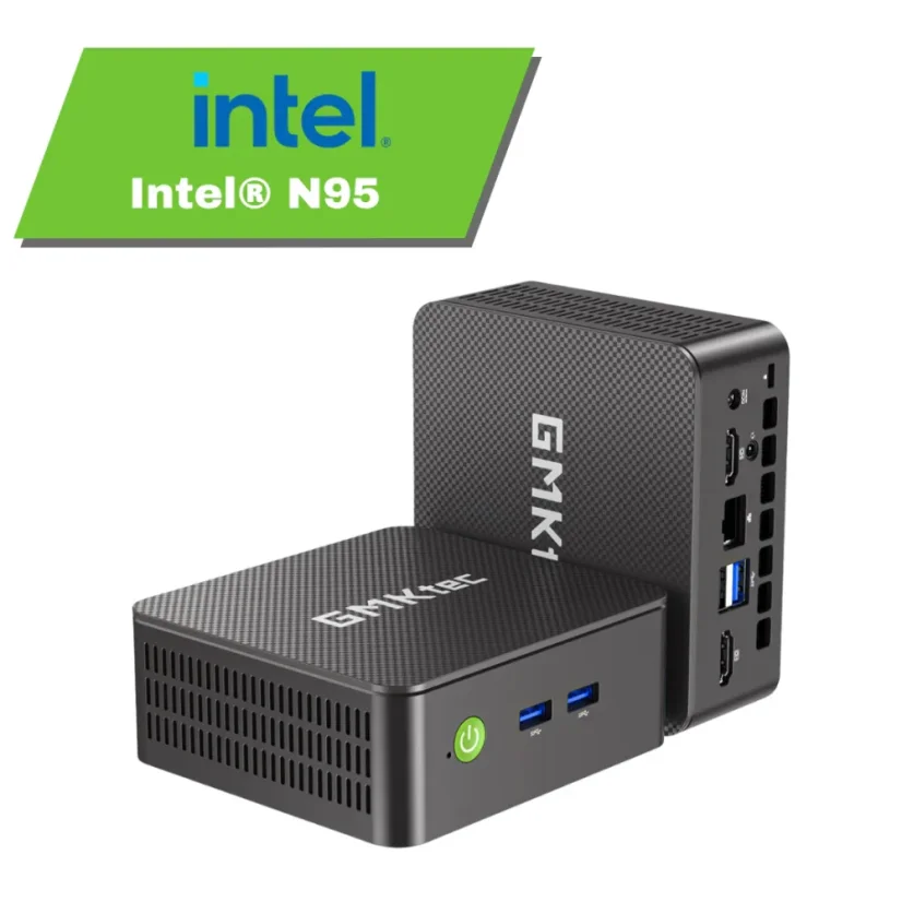 GMKtec G3S Mini PC — Intel Alder Lake N95 - Veľkosť RAM: 8 GB, Veľkosť disku: 256 GB