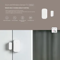 AQARA Door and Window Sensor T1 (DW-S03D) - Zigbee 3.0 dverový senzor
