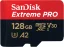 SanDisk microSDXC 128GB Extreme PRO + Rescue PRO Deluxe + SD adaptér