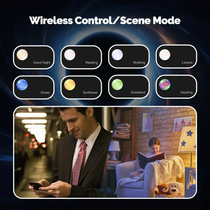 MOES Matter WiFi Lampadina Smart Edison E27