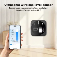 Tuya Kit Sensore di Livello del Liquido WiFi + LoRa con Display, fino a 500 m