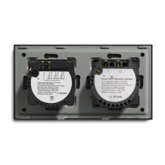 BSEED Smart Wifi Przełącznik z ściemniaczem, szklany panel 157 mm
