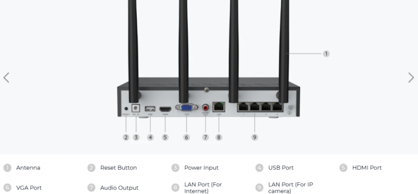 Reolink RLK12-800WTM4 Sistema di Telecamere di Sicurezza Wireless 16CH 8MP