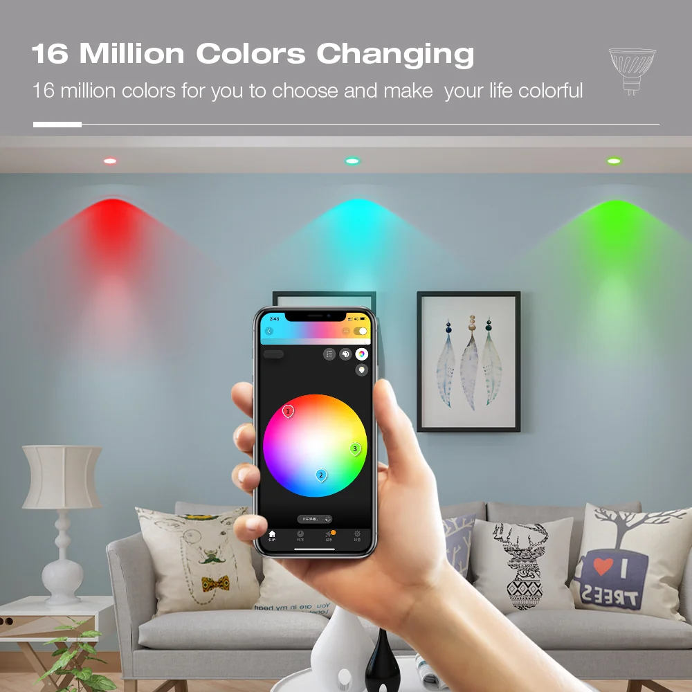 GLEDOPTO GL-S-014P mit 16 Millionen Farben, gesteuert per Smartphone