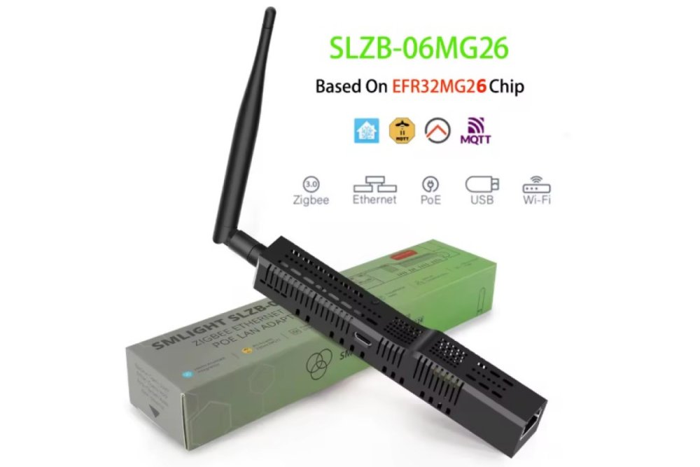 SMLIGHT SLZB-06Mg26U – sieciowy koordynator Zigbee z Ethernetem i PoE